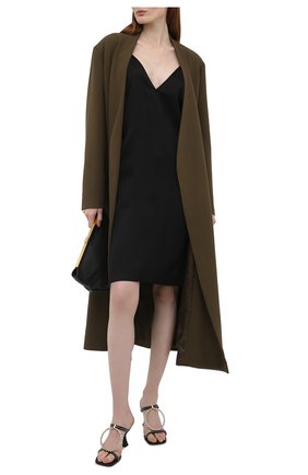Женское платье из вискозы DRIES VAN NOTEN черного цвета по цене 28200 руб., арт. 211-11052-2146 | Фото 2 Женское платье из вискозы DRIES VAN NOTEN черного цвета, арт. 211-11052-2146 | Фото 2 (Случай: Повседневный; Рукава: Без рукавов; Женское Кросс-КТ: Платье-одежда, Сарафаны; Материал внешний: Вискоза; Стили: Гламурный; Длина Ж (юбки, платья, шорты): До колена)