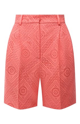 Женские хлопковые шорты LORO PIANA кораллового цвета по цене 141500 руб., арт. FAL5938 | Фото 1 Женские хлопковые шорты LORO PIANA кораллового цвета, арт. FAL5938 | Фото 1