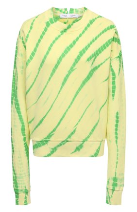 Женский хлопковый свитшот PROENZA SCHOULER WHITE LABEL светло-зеленого цвета по цене 26200 руб., арт. WL2114144-JCT138 | Фото 1 Женский хлопковый свитшот PROENZA SCHOULER WHITE LABEL светло-зеленого цвета, арт. WL2114144-JCT138 | Фото 1
