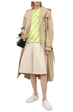 Женский хлопковый свитшот PROENZA SCHOULER WHITE LABEL светло-зеленого цвета по цене 26200 руб., арт. WL2114144-JCT138 | Фото 2 Женский хлопковый свитшот PROENZA SCHOULER WHITE LABEL светло-зеленого цвета, арт. WL2114144-JCT138 | Фото 2