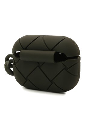 Чехол для airpods BOTTEGA VENETA темно-зеленого цвета по цене 11700 руб., арт. 650530/V0EY1 | Фото 2 Чехол для airpods BOTTEGA VENETA темно-зеленого цвета, арт. 650530/V0EY1 | Фото 2