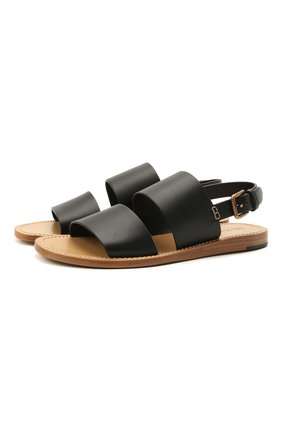 Мужские кожаные сандалии pantheon DOLCE & GABBANA черного цвета по цене 51800 руб., арт. A80224/AV385 | Фото 1 Мужские кожаные сандалии pantheon DOLCE & GABBANA черного цвета, арт. A80224/AV385 | Фото 1 (Материал внутренний: Натуральная кожа; Материал внешний: Кожа)