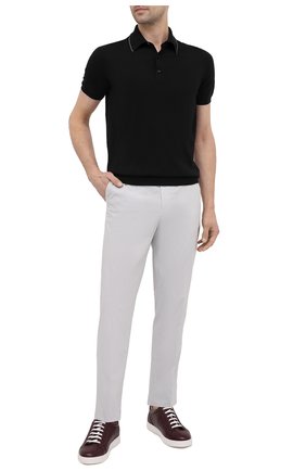 Мужские хлопковые брюки ERMENEGILDO ZEGNA серого цвета по цене 45600 руб., арт. UUI16/TT13 | Фото 2 Мужские хлопковые брюки ERMENEGILDO ZEGNA серого цвета, арт. UUI16/TT13 | Фото 2