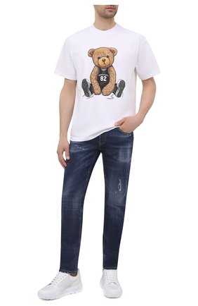 Мужские джинсы PREMIUM MOOD DENIM SUPERIOR синего цвета по цене 24900 руб., арт. S21 0310340015/PAUL | Фото 2 Мужские джинсы PREMIUM MOOD DENIM SUPERIOR синего цвета, арт. S21 0310340015/PAUL | Фото 2