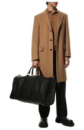 Мужская кожаная дорожная сумка BOTTEGA VENETA черного цвета по цене 485000 руб., арт. 650061/V0E51 | Фото 7 Мужская кожаная дорожная сумка BOTTEGA VENETA черного цвета, арт. 650061/V0E51 | Фото 7 (Материал: Натуральная кожа; Ремень/цепочка: На ремешке; Размер: large)