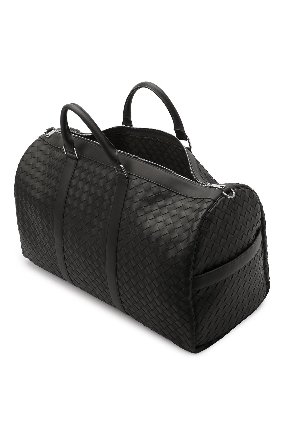 Мужская кожаная дорожная сумка BOTTEGA VENETA темно-зеленого цвета по цене 485000 руб., арт. 650061/V0E51 | Фото 4 Мужская кожаная дорожная сумка BOTTEGA VENETA темно-зеленого цвета, арт. 650061/V0E51 | Фото 4 (Материал: Натуральная кожа; Региональные ограничения белый список (Axapta Mercury): RU; Ремень/цепочка: На ремешке; Размер: large)