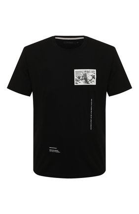Мужская хлопковая футболка TEE LIBRARY черного цвета по цене 6480 руб., арт. TSK-TS-15 | Фото 1 Мужская хлопковая футболка TEE LIBRARY черного цвета, арт. TSK-TS-15 | Фото 1