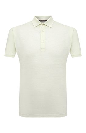 Мужское льняное поло LORO PIANA светло-зеленого цвета по цене 56900 руб., арт. FAI1314 | Фото 1 Мужское льняное поло LORO PIANA светло-зеленого цвета, арт. FAI1314 | Фото 1