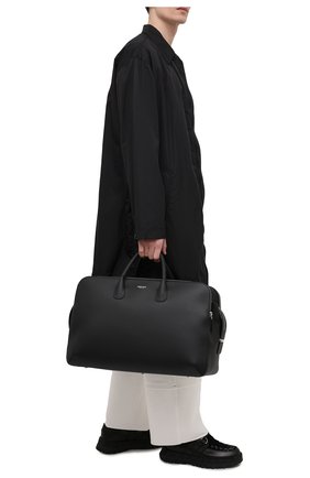 Мужская кожаная дорожная сумка GIORGIO ARMANI черного цвета по цене 269500 руб., арт. Y2Q212/YQA9E | Фото 2 Мужская кожаная дорожная сумка GIORGIO ARMANI черного цвета, арт. Y2Q212/YQA9E | Фото 2