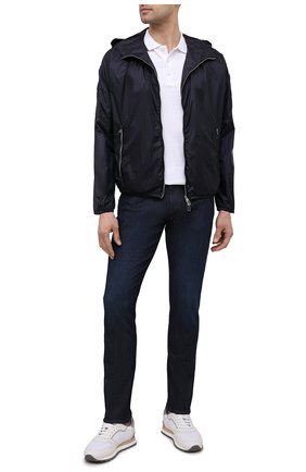 Мужской бомбер EMPORIO ARMANI темно-синего цвета по цене 34200 руб., арт. 3K1BT5/1NLYZ | Фото 2 Мужской бомбер EMPORIO ARMANI темно-синего цвета, арт. 3K1BT5/1NLYZ | Фото 2