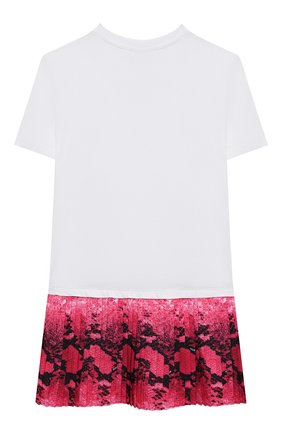 Детское хлопковое платье MSGM KIDS белого цвета по цене 9870 руб., арт. MS026907 | Фото 2 Детское хлопковое платье MSGM KIDS белого цвета, арт. MS026907 | Фото 2 (Рукава: Длинные; Материал подклада: Хлопок; Материал внешний: Хлопок; Девочки Кросс-КТ: Платье-одежда; Случай: Повседневный; Ростовка одежда: 10 - 11 лет | 140 - 146см, 12 лет | 152 см, 13 - 15 лет | 158 см, 6 лет | 116 см, 8 лет | 128 см)