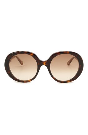 Женские солнцезащитные очки CHLOÉ коричневого цвета по цене 31800 руб., арт. CH0007S | Фото 3 Женские солнцезащитные очки CHLOÉ коричневого цвета, арт. CH0007S | Фото 3