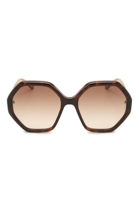 Женские солнцезащитные очки CHLOÉ коричневого цвета по цене 31800 руб., арт. CH0008S | Фото 3 Женские солнцезащитные очки CHLOÉ коричневого цвета, арт. CH0008S | Фото 3