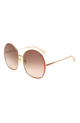 Женские солнцезащитные очки CHLOÉ коричневого цвета по цене 33650 руб., арт. CH0014S | Фото 1 Женские солнцезащитные очки CHLOÉ коричневого цвета, арт. CH0014S | Фото 1