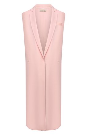 Женский шерстяной жилет EMILIO PUCCI розового цвета по цене 166500 руб., арт. 1ERA05/1E604 | Фото 1 Женский шерстяной жилет EMILIO PUCCI розового цвета, арт. 1ERA05/1E604 | Фото 1