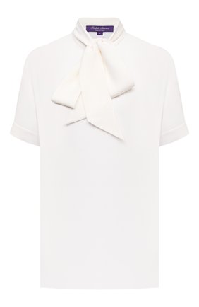 Женская шелковая блузка RALPH LAUREN белого цвета по цене 121500 руб., арт. 290840185 | Фото 1 Женская шелковая блузка RALPH LAUREN белого цвета, арт. 290840185 | Фото 1
