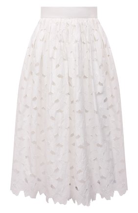 Женская юбка REDVALENTINO белого цвета по цене 72850 руб., арт. VR0RA01P/5TB | Фото 1 Женская юбка REDVALENTINO белого цвета, арт. VR0RA01P/5TB | Фото 1