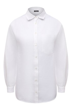 Женская льняная рубашка KITON белого цвета по цене 95750 руб., арт. D50423K09T85 | Фото 1 Женская льняная рубашка KITON белого цвета, арт. D50423K09T85 | Фото 1