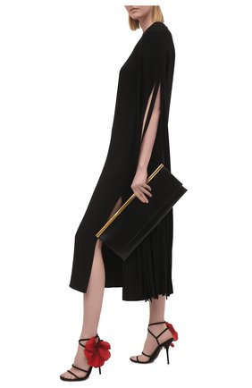 Женские текстильные босоножки keira DOLCE & GABBANA черного цвета по цене 95500 руб., арт. CR1140/A0609 | Фото 2 Женские текстильные босоножки keira DOLCE & GABBANA черного цвета, арт. CR1140/A0609 | Фото 2