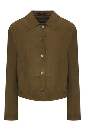 Женская замшевая куртка WINDSOR хаки цвета по цене 138000 руб., арт. 52 DL500 10001796 | Фото 1 Женская замшевая куртка WINDSOR хаки цвета, арт. 52 DL500 10001796 | Фото 1