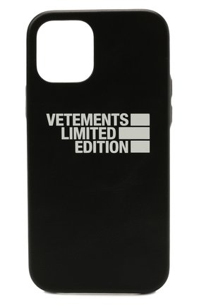 Кожаный чехол для iphone 12 pro VETEMENTS черного цвета по цене 28500 руб., арт. UE51SA160B 2471/W/BLACK NEXT PR0 | Фото 1 Кожаный чехол для iphone 12 pro VETEMENTS черного цвета, арт. UE51SA160B 2471/W/BLACK NEXT PR0 | Фото 1