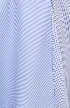 Женская хлопковая юбка LOEWE голубого цвета, арт. S540Y08X25 | Фото 5 (Женское Кросс-КТ: Юбка-одежда; Материал внешний: Хлопок; Длина Ж (юбки, платья, шорты): Миди, Макси; Стили: Романтичный)