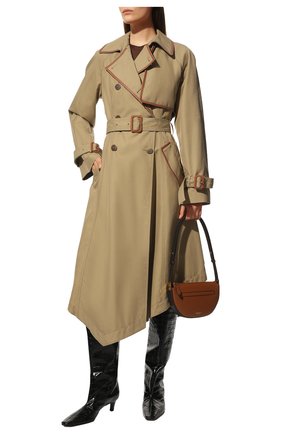 Женский хлопковый тренч LOEWE бежевого цвета по цене 237000 руб., арт. S540Y02X09 | Фото 2 Женский хлопковый тренч LOEWE бежевого цвета, арт. S540Y02X09 | Фото 2 (Рукава: Длинные; Материал внешний: Хлопок; Материал подклада: Хлопок; Длина (верхняя одежда): Длинные; Стили: Кэжуэл)
