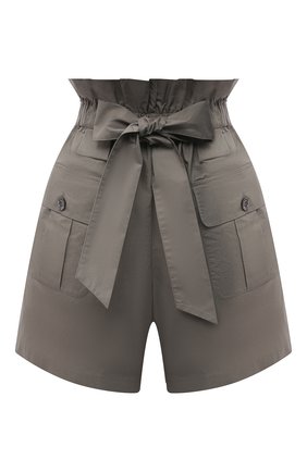 Женские хлопковые шорты EMPORIO ARMANI хаки цвета по цене 19950 руб., арт. 3K2P91/2N7VZ | Фото 1 Женские хлопковые шорты EMPORIO ARMANI хаки цвета, арт. 3K2P91/2N7VZ | Фото 1