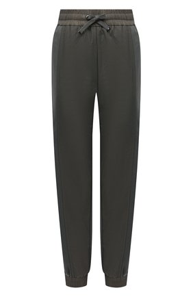 Женские джоггеры EMPORIO ARMANI хаки цвета по цене 28750 руб., арт. 3K2P6D/2JXTZ | Фото 1 Женские джоггеры EMPORIO ARMANI хаки цвета, арт. 3K2P6D/2JXTZ | Фото 1
