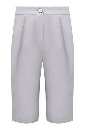 Женские шорты EMPORIO ARMANI светло-голубого цвета по цене 33450 руб., арт. 0NP4ET/02067 | Фото 1 Женские шорты EMPORIO ARMANI светло-голубого цвета, арт. 0NP4ET/02067 | Фото 1 (Материал внешний: Синтетический материал; Стили: Кэжуэл; Женское Кросс-КТ: Шорты-одежда; Кросс-КТ: Широкие; Длина Ж (юбки, платья, шорты): Мини)
