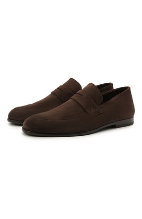 Мужские замшевые пенни-лоферы HARRYS OF LONDON коричневого цвета по цене 44300 руб., арт. 283/468 | Фото 1 Мужские замшевые пенни-лоферы HARRYS OF LONDON коричневого цвета, арт. 283/468 | Фото 1