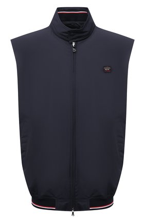 Мужской жилет PAUL&SHARK темно-синего цвета по цене 47750 руб., арт. 21412016/FH4/3XL-6XL | Фото 1 Мужской жилет PAUL&SHARK темно-синего цвета, арт. 21412016/FH4/3XL-6XL | Фото 1