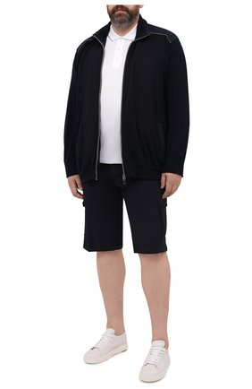 Мужское хлопковое поло PAUL&SHARK белого цвета по цене 16800 руб., арт. 21411331/FEN/3XL-6XL | Фото 2 Мужское хлопковое поло PAUL&SHARK белого цвета, арт. 21411331/FEN/3XL-6XL | Фото 2 (Длина (для топов): Удлиненные; Рукава: Короткие; Материал внешний: Хлопок; Застежка: Пуговицы; Стили: Кэжуэл)