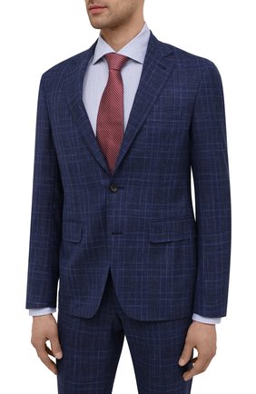 Мужской костюм из шерсти и шелка CANALI темно-синего цвета по цене 179500 руб., арт. 25270/53/BF03199 | Фото 2 Мужской костюм из шерсти и шелка CANALI темно-синего цвета, арт. 25270/53/BF03199 | Фото 2