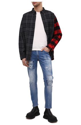 Мужские джинсы PREMIUM MOOD DENIM SUPERIOR синего цвета по цене 24900 руб., арт. S21 0310340002/PAUL | Фото 2 Мужские джинсы PREMIUM MOOD DENIM SUPERIOR синего цвета, арт. S21 0310340002/PAUL | Фото 2