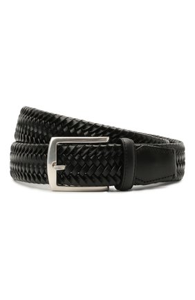 Мужской кожаный ремень CORNELIANI черного цвета по цене 17850 руб., арт. 87V357-1120801/00 | Фото 1 Мужской кожаный ремень CORNELIANI черного цвета, арт. 87V357-1120801/00 | Фото 1