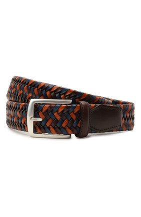 Мужской кожаный ремень CORNELIANI темно-коричневого цвета по цене 17850 руб., арт. 87V357-1120801/00 | Фото 1 Мужской кожаный ремень CORNELIANI темно-коричневого цвета, арт. 87V357-1120801/00 | Фото 1