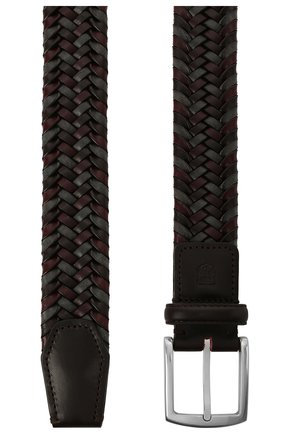 Мужской кожаный ремень CORNELIANI бордового цвета по цене 17850 руб., арт. 87V357-1120801/00 | Фото 2 Мужской кожаный ремень CORNELIANI бордового цвета, арт. 87V357-1120801/00 | Фото 2
