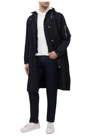Мужской хлопковый джемпер EMPORIO ARMANI белого цвета по цене 19450 руб., арт. 3K1MXF/1MLZZ | Фото 2 Мужской хлопковый джемпер EMPORIO ARMANI белого цвета, арт. 3K1MXF/1MLZZ | Фото 2