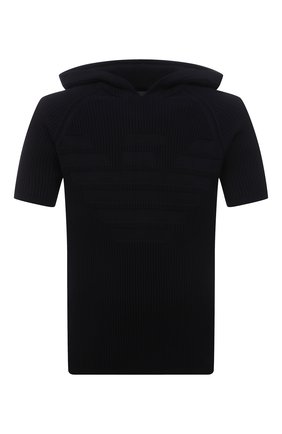 Мужской хлопковый джемпер EMPORIO ARMANI темно-синего цвета по цене 19450 руб., арт. 3K1MXF/1MLZZ | Фото 1 Мужской хлопковый джемпер EMPORIO ARMANI темно-синего цвета, арт. 3K1MXF/1MLZZ | Фото 1