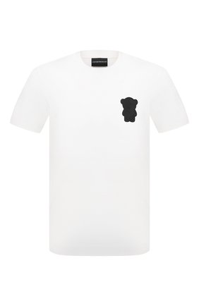 Мужская хлопковая футболка EMPORIO ARMANI белого цвета по цене 10900 руб., арт. 3K1TAN/1JTUZ | Фото 1 Мужская хлопковая футболка EMPORIO ARMANI белого цвета, арт. 3K1TAN/1JTUZ | Фото 1 (Материал внешний: Хлопок; Длина (для топов): Стандартные; Рукава: Короткие; Стили: Кэжуэл; Принт: Без принта)