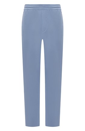 Мужские хлопковые брюки BRIONI голубого цвета, арт. UJDJ0L/P0650 | Фото 1 (Материал внешний: Хлопок; Длина (брюки, джинсы): Стандартные; Случай: Повседневный; Стили: Спорт-шик; Региональные ограничения белый список (Axapta Mercury): RU)