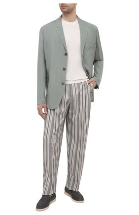 Мужские брюки ZEGNA COUTURE серого цвета по цене 138500 руб., арт. 987041/630SND | Фото 2 Мужские брюки ZEGNA COUTURE серого цвета, арт. 987041/630SND | Фото 2
