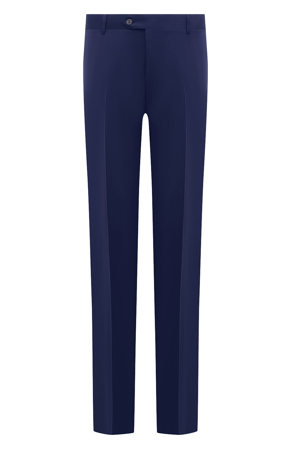 Мужские шерстяные брюки CANALI синего цвета, арт. 71012/AS10315/60-64 | Фото 1 (Big sizes: Big Sizes; Материал внешний: Шерсть; Длина (брюки, джинсы): Стандартные; Стили: Классический; Случай: Формальный; Материал подклада: Вискоза)