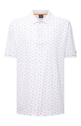 Мужское хлопковое поло PAUL&SHARK белого цвета по цене 24150 руб., арт. 21411235/C00/3XL-6XL | Фото 1 Мужское хлопковое поло PAUL&SHARK белого цвета, арт. 21411235/C00/3XL-6XL | Фото 1 (Рукава: Короткие; Длина (для топов): Удлиненные; Материал внешний: Хлопок; Застежка: Пуговицы; Стили: Кэжуэл)