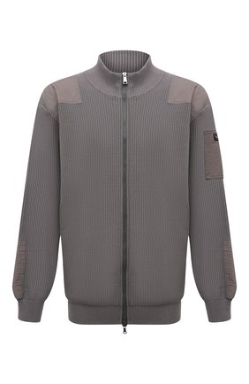 Мужской хлопковый кардиган PAUL&SHARK серого цвета по цене 49400 руб., арт. 21411710/C00/3XL-6XL | Фото 1 Мужской хлопковый кардиган PAUL&SHARK серого цвета, арт. 21411710/C00/3XL-6XL | Фото 1 (Длина (для топов): Удлиненные; Материал внешний: Хлопок; Рукава: Длинные; Мужское Кросс-КТ: Кардиган-одежда; Стили: Кэжуэл)