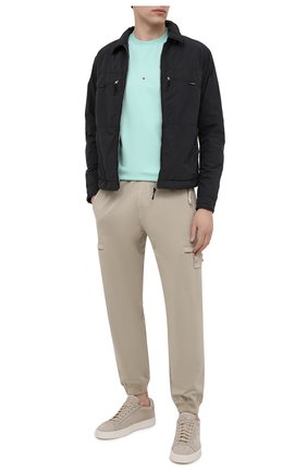 Мужские хлопковые джоггеры STONE ISLAND бежевого цвета по цене 33850 руб., арт. 7415655F3 | Фото 2 Мужские хлопковые джоггеры STONE ISLAND бежевого цвета, арт. 7415655F3 | Фото 2