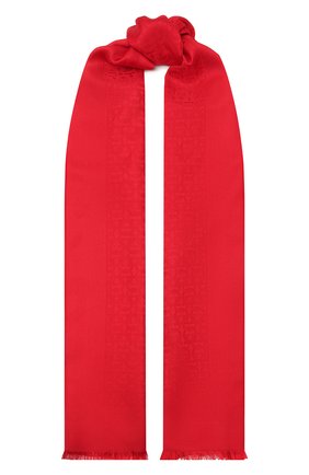 Женский шарф из шелка и шерсти SALVATORE FERRAGAMO красного цвета по цене 23000 руб., арт. Z-0725369 | Фото 1 Женский шарф из шелка и шерсти SALVATORE FERRAGAMO красного цвета, арт. Z-0725369 | Фото 1