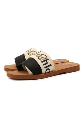 Женские шлепанцы CHLOÉ коричневого цвета по цене 31050 руб., арт. CHC21S188Q7 | Фото 1 Женские шлепанцы CHLOÉ коричневого цвета, арт. CHC21S188Q7 | Фото 1