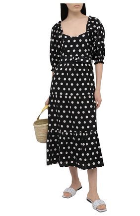 Женское льняное платье FAITHFULL THE BRAND черно-белого цвета по цене 48200 руб., арт. FF1644-EDP | Фото 2 Женское льняное платье FAITHFULL THE BRAND черно-белого цвета, арт. FF1644-EDP | Фото 2